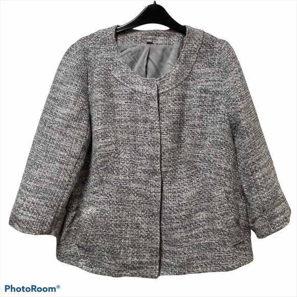 J. Jill Tweed Blazer Jacket - Picture 1 of 4